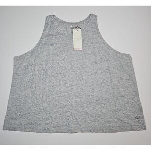 Calia Everyday Womens Gray Racerback Athletic Tank Top Size 2X NWT